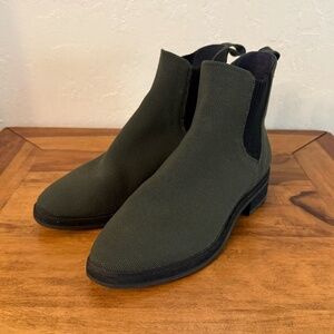 Rothy's The Lug Boot in Dark Green